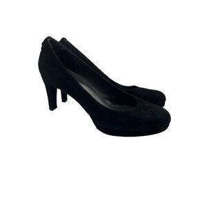 Stuart Weitzman Women's Black Suede Heels Size 8.5